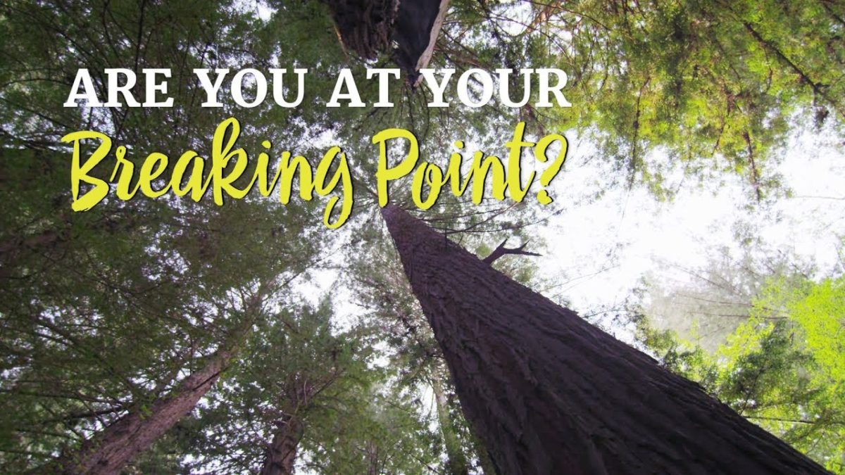 Are You at Your Breaking Point? – YouTube
