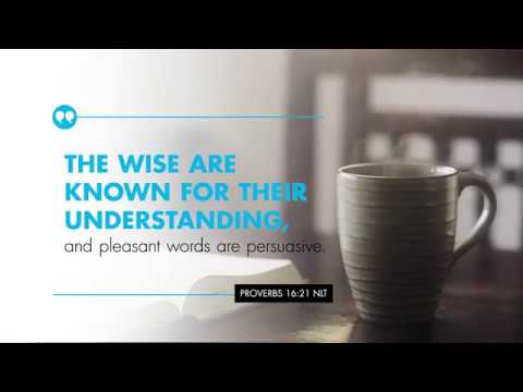 K-LOVE’s Verse of the Day: Proverbs 16:21 – YouTube