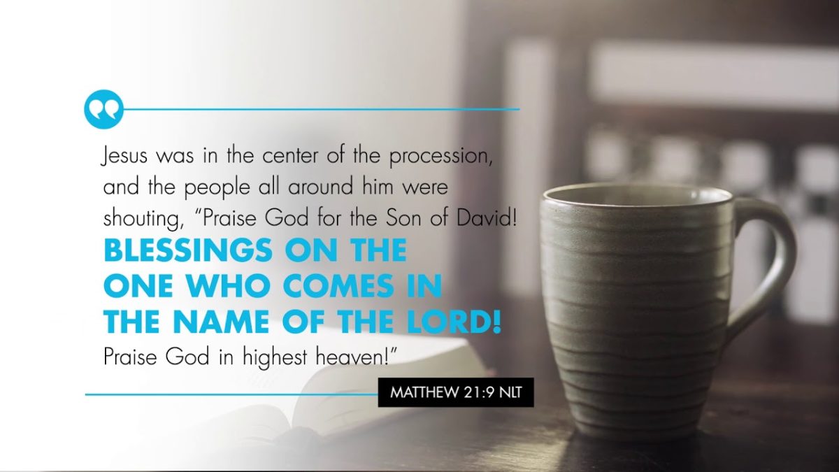 K-LOVE’s Verse of the Day: Matthew 21:9 – YouTube