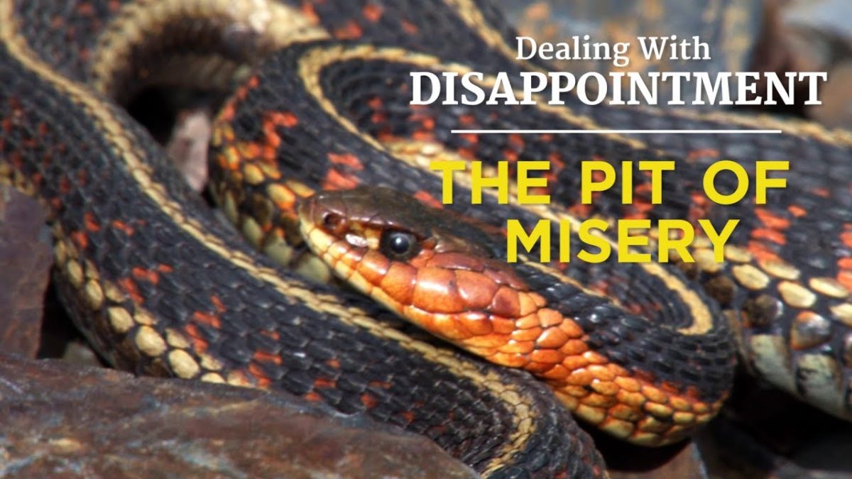 Dealing With Disappointment: The Pit of Misery – YouTube