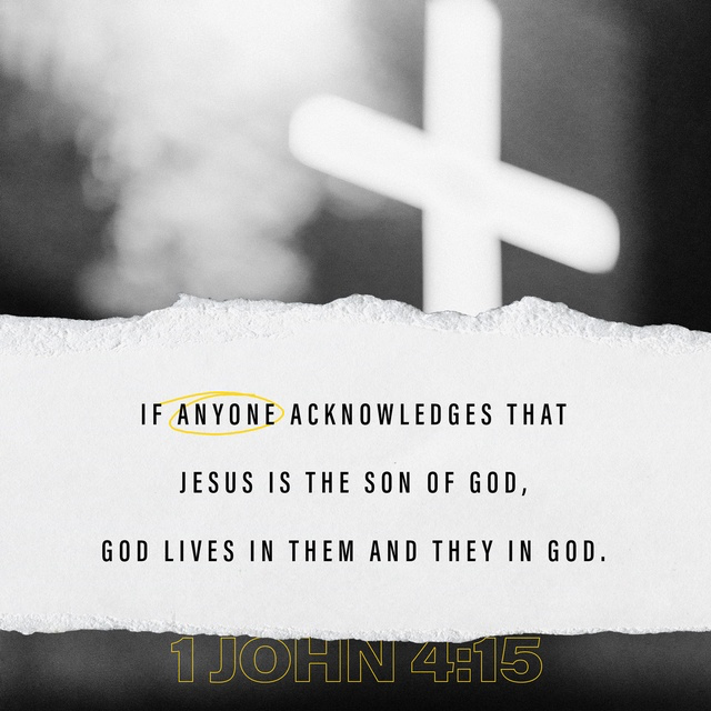 Youversion VotD – December 30, 2018 – 1 John 4:15 NIV