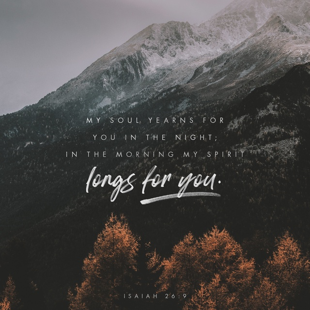 Youversion VotD – December 18, 2018 – Isaiah 26:9 NIV