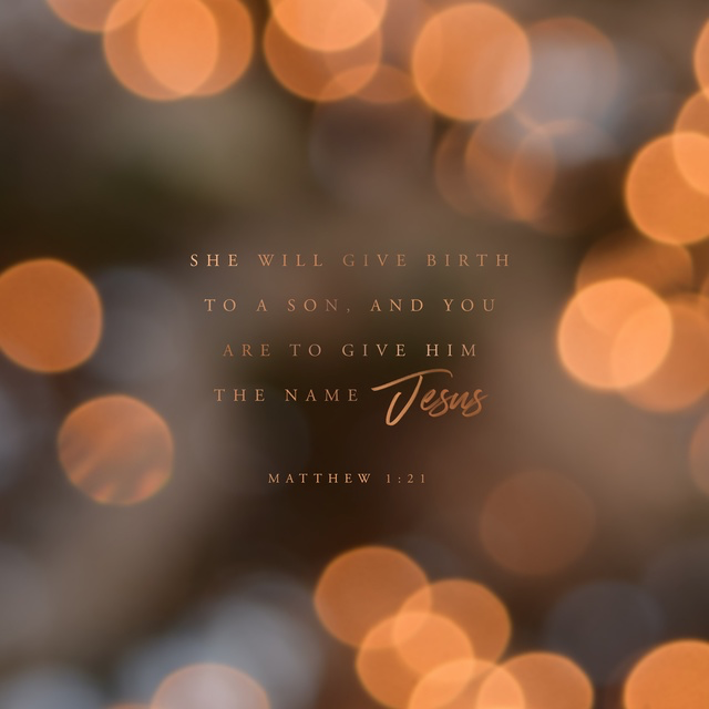 Youversion VotD – December 20, 2018 – Matthew 1:21 NIV