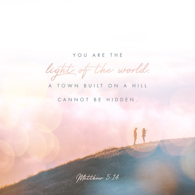 Youversion VotD – December 15, 2018 – Matthew 5:14 NIV