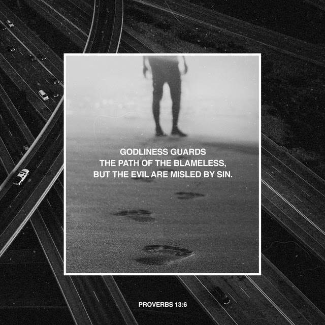 Youversion VotD – December 8, 2018 – Proverbs 13:6 NLT