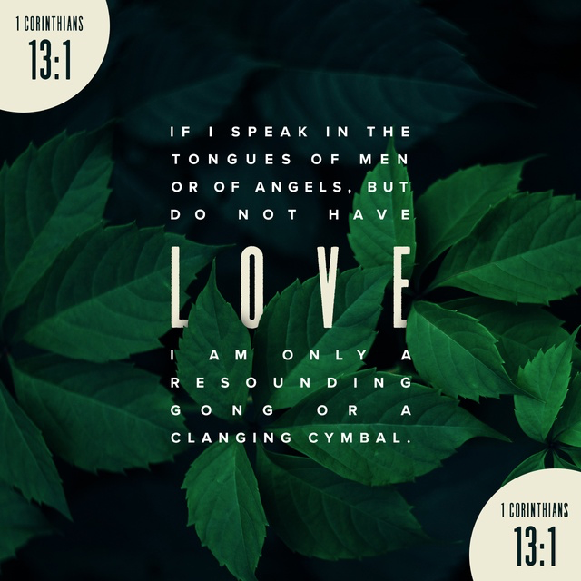 Youversion VotD – January 30, 2019 – 1 Corinthians 13:1 NIV