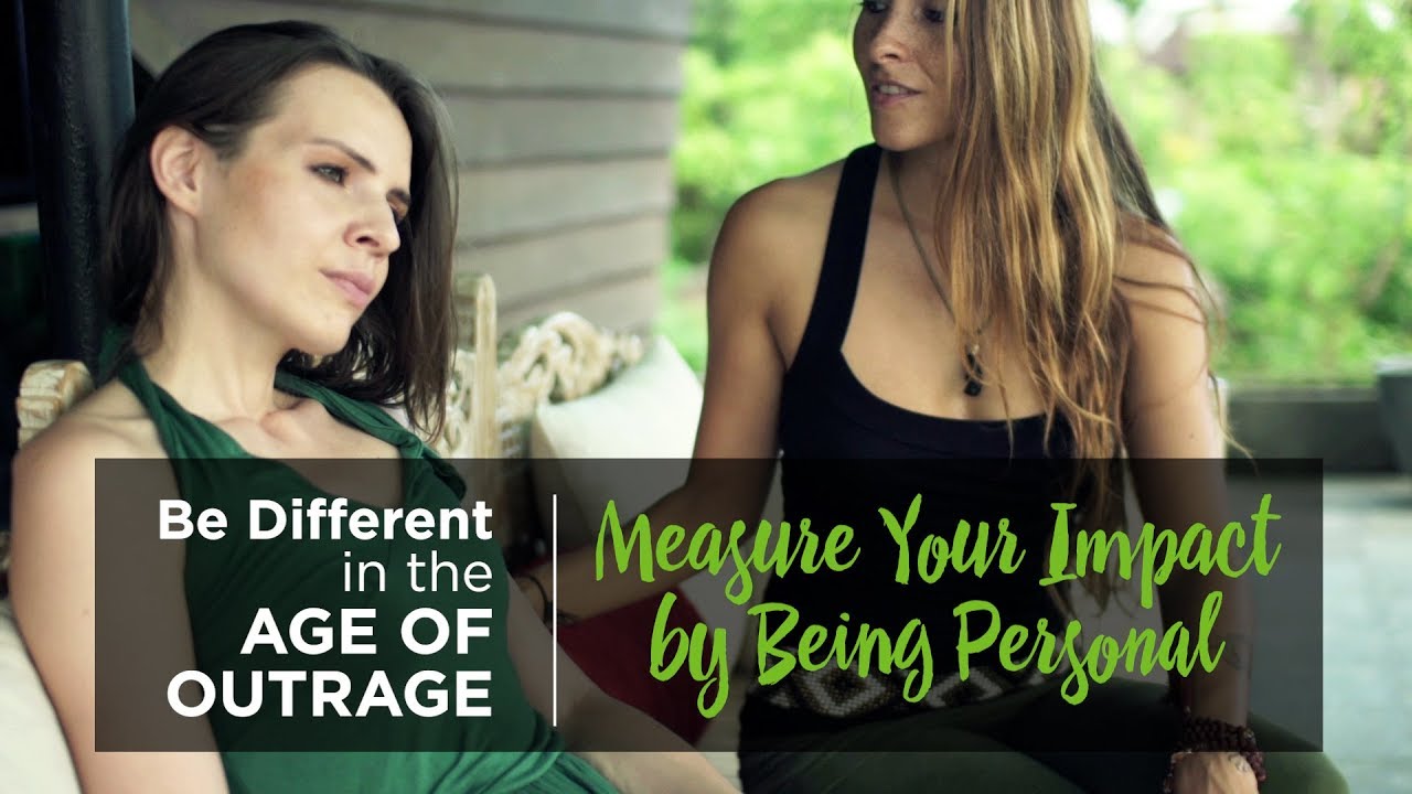 Measure Your Impact by Being Personal – YouTube