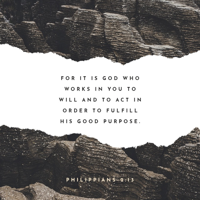 Youversion VotD – May 29, 2019 – Philippians 2:13 NIV