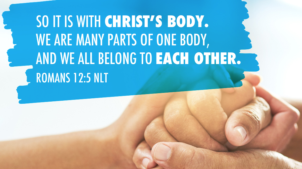 K-LOVE VotD – June 25, 2019 – Romans 12:5 (NLT)