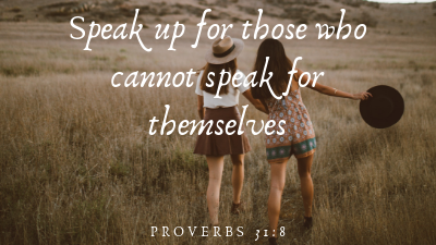 Speak Up and Stand Up – FaithGateway