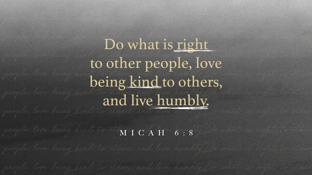 Youversion VotD – July 17, 2019 – Micah 6:8 NCV
