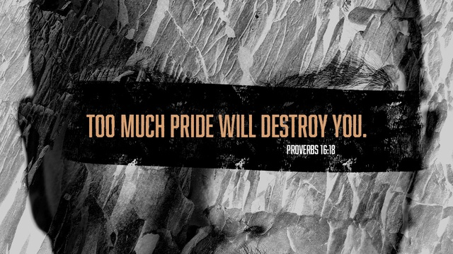 Youversion VotD – July 20, 2019 – Proverbs 16:18 CEV