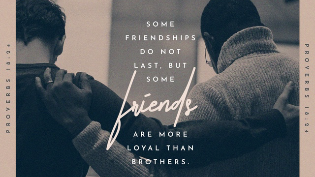Youversion VotD – August 14, 2019 – Proverbs 18:24 GNT