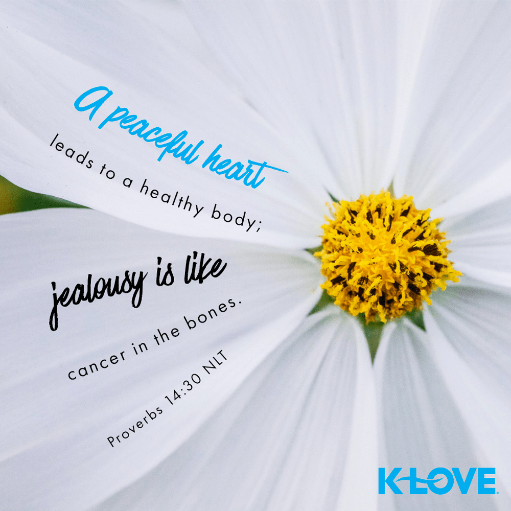 K-LOVE VotD – September 22, 2019 – Proverbs 14:30 (NLT)