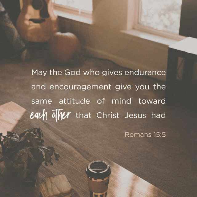 Youversion VotD – October 30, 2019 – Romans 15:5 NIV