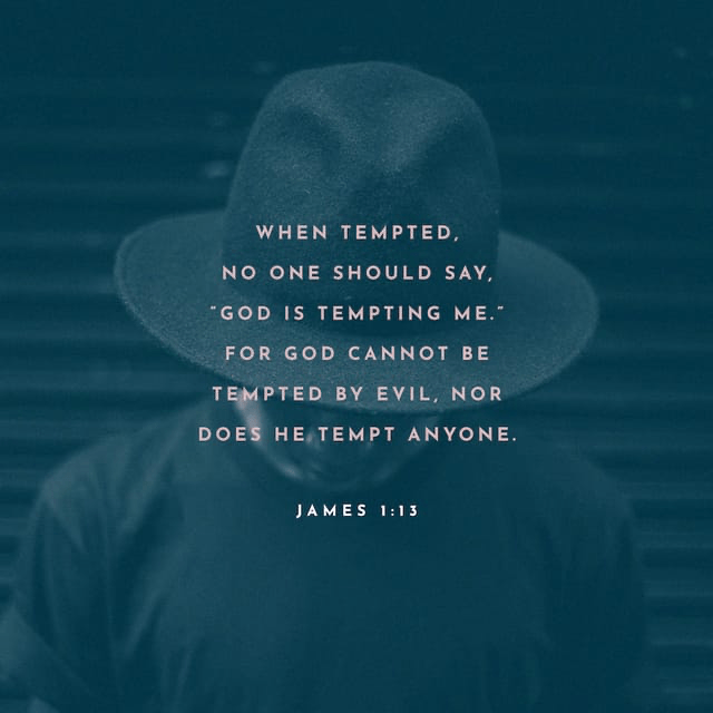 Youversion VotD – November 20, 2019 – James 1:13 NIV