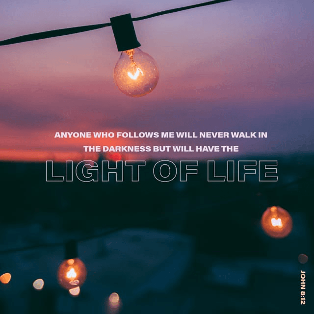 Youversion VotD – December 11, 2019 – John 8:12 CSB